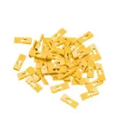 50pcs 2.54mm Jumper Cap Lengthened Short Circuit Connection Cap Yellow