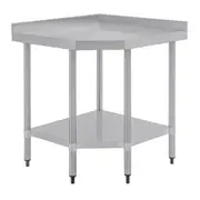 Vogue Stainless Steel Corner Table 700mm - Commercial Kitchen Benches (GL278) - GL278