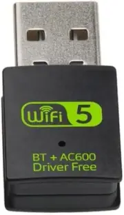 Bluetooth Dongle, WLAN USB Stick 600Mbps USB WiFi Bluetooth Adapter PC Dual B...