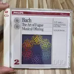 喃喃字旅二手CD 古典 德國銀圈《BACH THE ART OF FUGUE MUSICAL OFFERING 2CD》