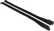 Compatible for BMW X1 F48 2016-2022 Car Carbon Fiber Look Side Skirt Splitter Spoiler Lip Rocker Panel Extensions Body Kit Winglet Lip(Matte Black)