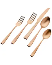 Godinger 18/10 Lowell Copper 20 Piece Flatware Set