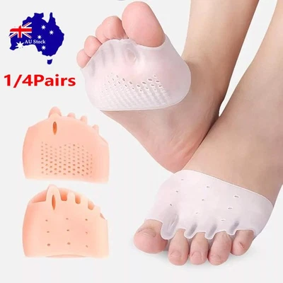 1/4 Pair Silicone Gel Bunion Corrector Toe Separator Pain Relief Hallux Valgus