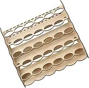 3-Layer Craft Paint Brush Organizer Rack Tool Box for Modeling Tools Efficient Storage Solution, 28 Holes 35mm Type A, 1 Pc