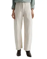 Ag Hazal High Rise Barrel Leg Jeans in Opal Stone