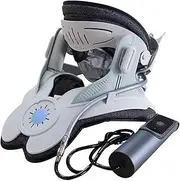 Cerviflex Neck Stretcher Electric Air Pump Neck Brace Portable Cervical Traction for Relieve Neck Pain Support with 3 Power Traction Built-in 8 Airbag