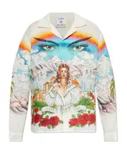 graphic-print shirt S multi-color