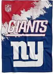 Great Branding New York Giants NFL Fleece Super-Soft Plush Blanket