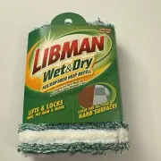 New Libman Wet and Dry Microfiber Mop Refill J46 Marble Tile Wood Stone Vinyl
