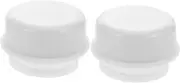 GARIOUANS 2pcs Box Music Box Rotating Display Rotating Display Stand Snow Globe Base Sphere Stand Sphere Holder Plastic White