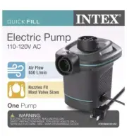 INTEX Quick Fill Electric Air Pump 110-120V AC Inflates & Deflates *NEW*