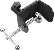 EXQUIMEUBLE Desk Clamp Holder for Scissor Arm Lightweight and Portable Microphone Stand Clamp Multi Functional Mount for Phones Tablets Computers Easy to Install Durable Design