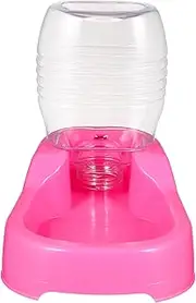 Milisten Pet Water Feeder Bowl Creative Automatic Drinking Tool for Dogs Puppies Pink Safe Design with Smooth Surface Non Tip Feature for Easy Use