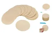 Mocha Pot Paper Filter Disposable Round Paper OD for Espresso 2.68 Inch Brown