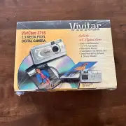 Vivitar Vivicam 3715 3.3 Mp CCD Digital Camera Great Working w/SD Card New NOS