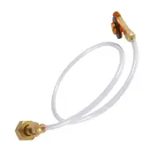 Propane Refill Adapter Picnic Camping Stove Gas Hose Sided Adjustable Flat2572