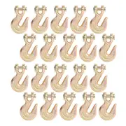 20 Pack G70 1/2" Clevis Grab Hooks Tow Chain Hook Flatbed Truck Trailer Tie Down