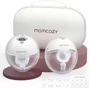 Momcozy M5 Hands Free Breast Pump Wearable w/ Baby Mouth Double-Sealed Flange