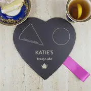Tea And Cake Personalised Slate