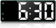 ORIA Digital Alarm Clock, LED Desktop Clock, Large Display Alarm Clock with Temp