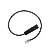 3.5mm Plug Jack to RJ9/RJ10 Headset to Office Phone Adapter Cable Cord Connector