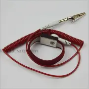 NEW Anti-static Antistatic ESD Ground Strap Wrist Band Grounding Bracelet Red #