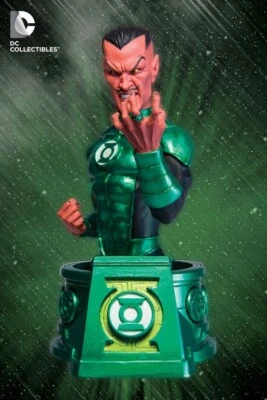 Blackest Night Green Lantern Sinestro 6" Bust Heroes DCU Statue Mint New MIB