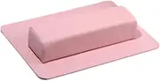 Zialofi From The Arm of The Nail with Table Mat, Cushion of The Manicure, Professional, Easy to Clean, Headrest to, Pink