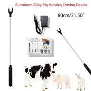 Rechargeable Livestock Prodw/Electric Cattle Prod Stick for Cow Pig Goat31.50in