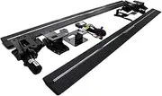 MOMOAU Auto Retractable Electric Running Boards for Toyota Previa 2018-2024 - 2-Pack Aluminum Alloy Side Steps with Multi-Color LED Lights, True Flush Mount(NO Light)