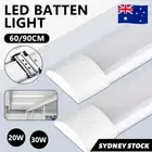 6500K LED Slim Ceiling Batten Tube Light Linear Fluro Fluorescent AU 60CM 90CM