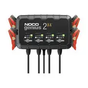 NOCO Genius 2X4 Smart Battery Charger 6V/12V 4-Bank 8 Amp