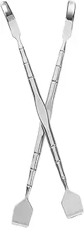 PLAFOPE 2Pcs Stainless Steel Blackhead Extractor Tools for Pore Cleaning Facial Scraper for Women Durable and Face Removal Tool