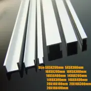 Extruded Aluminium U CHANNEL C Profile - 8 Sizes & 3 Lengths Available