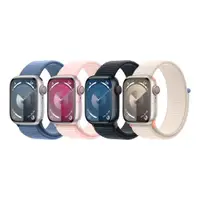 在飛比找ETMall東森購物網優惠-Apple Watch S9 LTE 41mm 鋁金屬錶殼配