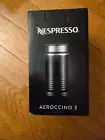 New Nespresso Aeroccino3 Milk Frother Black