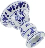 Blue White Ceramic Candle Holder Pillar Candlestick Home Decor Wedding Party Centerpiece