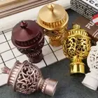 4Pcs/set Practical Curtain Rod Decorative Head Drape Rod Accessory