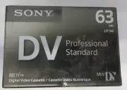 Sony DVM63PS Professional Mini DV 63 Min Camcorder Video Tape JAPAN MADE
