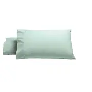 Bianca Heston Fabric Cotton Sage Fitted Bedding Mattress Sheet Set