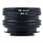 Adjustable Focus Helicoid Macro Tube Adapter for Olympus OM Lens To Micro 4/3