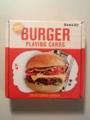 Hamburger-Shaped Playing Cards | 52 Card Deck + 2 Jokers Gamago