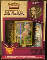 Pokemon 2016 XY Generations Mew Mythical Pin Collection Box Factory Sealed