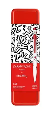 Caran d'Ache KEITH HARING 849 Ballpoint Pen White - Special Edition
