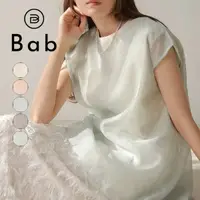 在飛比找蝦皮購物優惠-綺丹尼 日本Bab簡約甜美雙層歐根紗無袖T恤 5色 J121