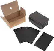 DIYEAH 100pcs Blank Black Note Cards for Writing Drawing and DIY Projects Versatile Educational and Recreational Flashcards for Teachers Students and Hobbyists