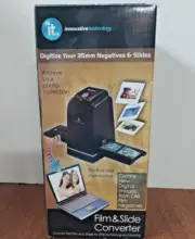 35MM FILM and SLIDE CONVERTER ITNS-300 IT Slide To Digital. New Complete