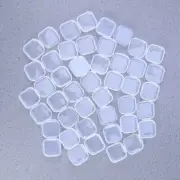24 Pcs Small Plastic Box Rectangular Storage Mini Transparent Case