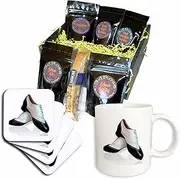3dRose Tap Shoes Coffee Gift Basket, Multi