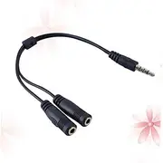 LIFKICH 2 1 Male to Female Audio Cable Adapter for Stereo Signal Transfer Audio Cable Compatible with Digital Devices and Systems